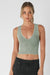 Niki Biki - Vintage Plunge V-Neck - Matcha 