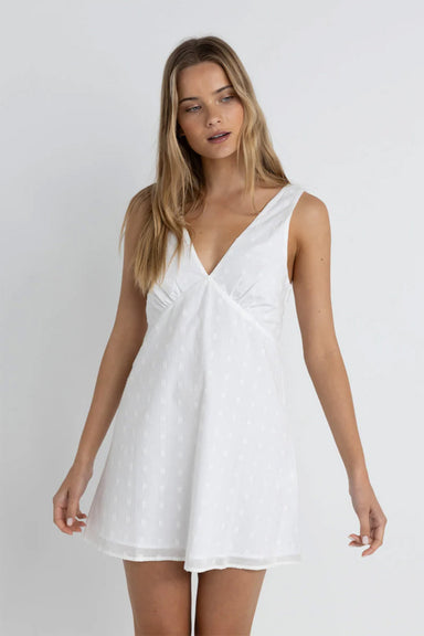 Rhythm - Mirage Mini Dress - White - Front