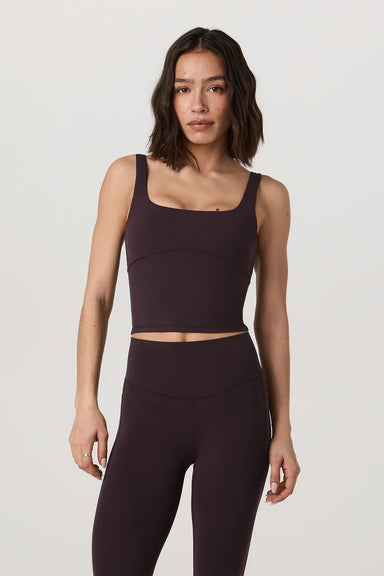 Vuori - All the Form Tank - Raisin - Front