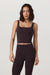 Vuori - All the Form Tank - Raisin - Front