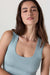 Vuori - Halo Essential Scoop Tank - Shade Heather - Detail