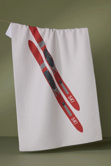 Geometry - Snowcap Tea Towel - Front