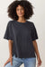 Marine Layer - Sadie Vintage Slub Oversized Tee - Black - Front