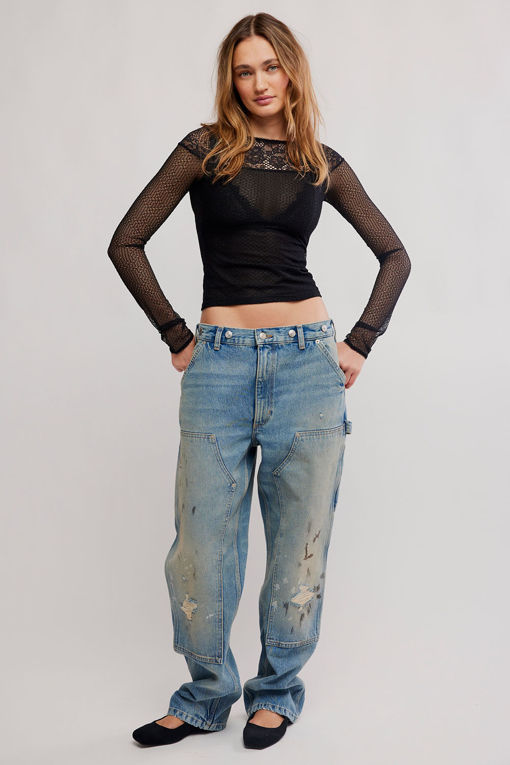 Free People - Night Mode Layering - Black - Front