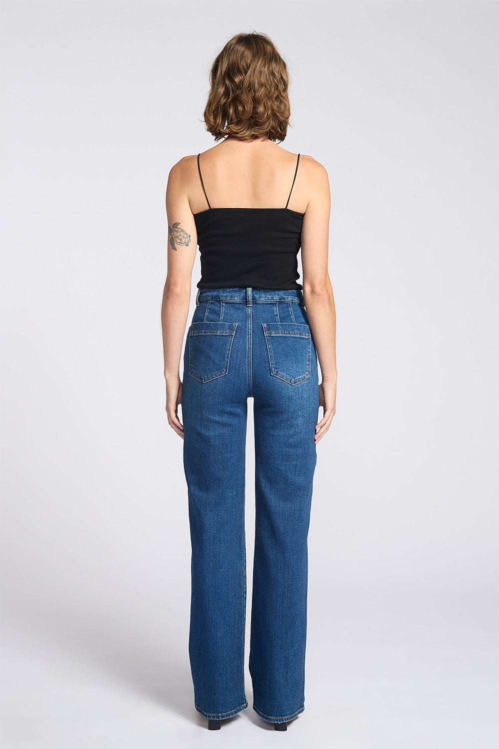 letter to juliet camia a-line front seam dark back