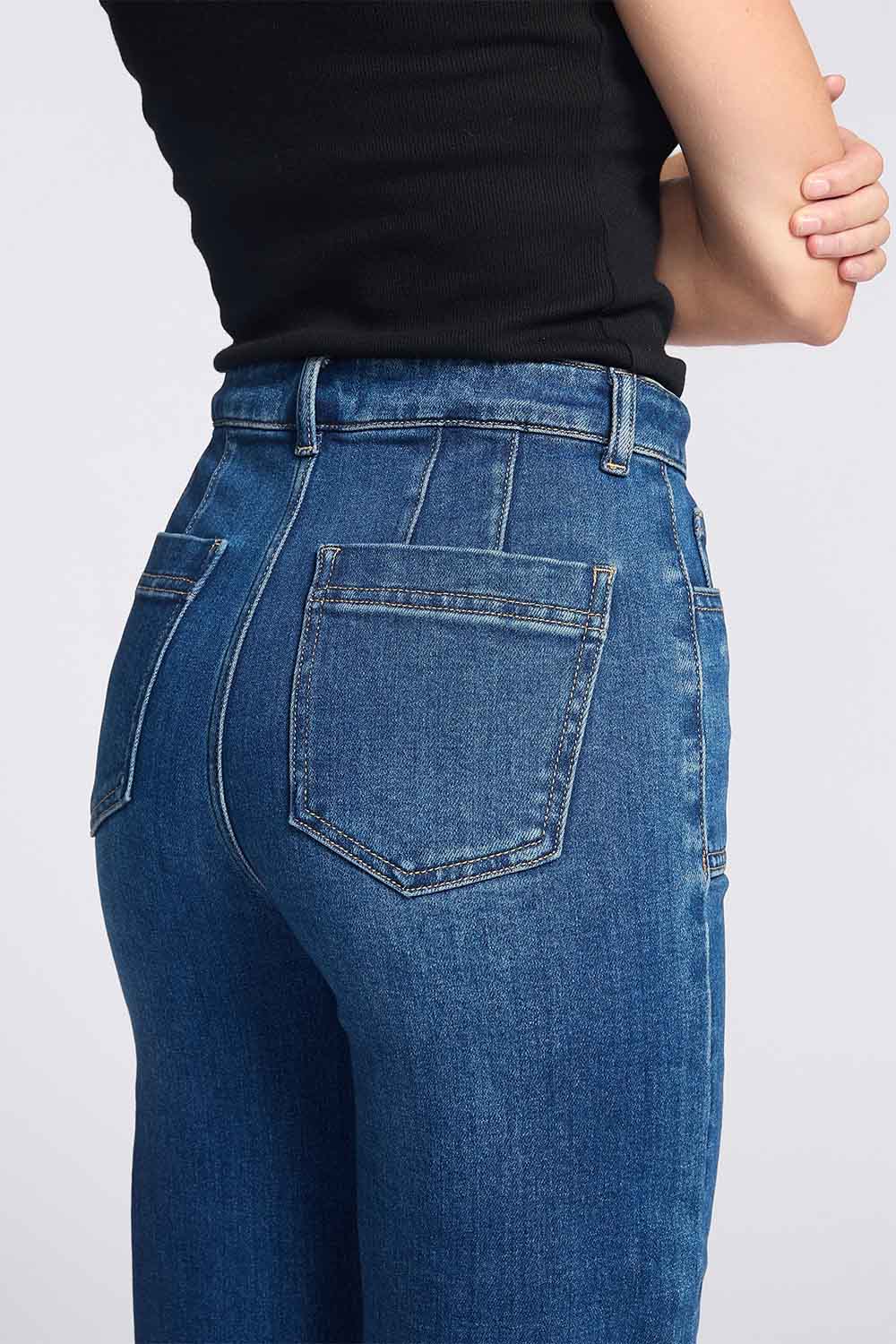 letter to juliet camia a-line front seam dark detail