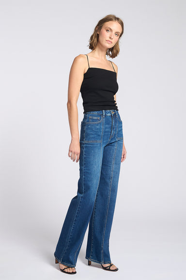 letter to juliet camia a-line front seam dark side