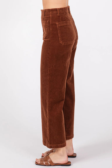 Letter to Juliet - Patch Pocket Corduroy Culotte - Copper  - Side