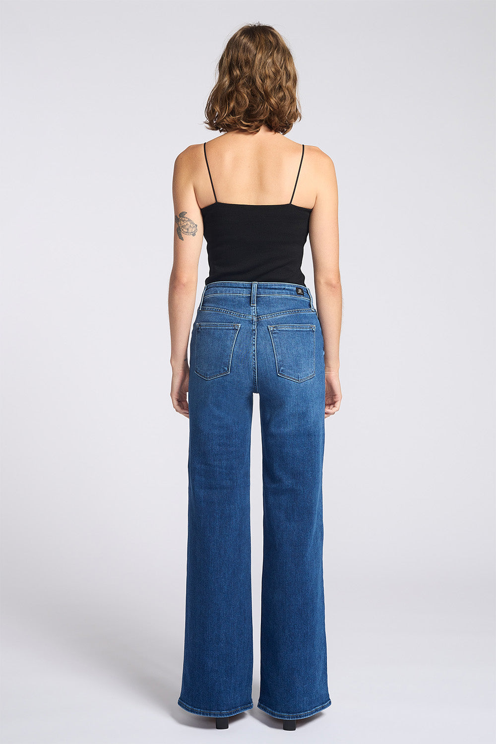 letter to juliet pippa high rise super wide jean dark back