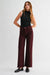 Letters to Juliet Paola A Line Scissor Cut in Black Cherry — front view, looking down