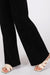 Letters to Juliet Paola A-Line Scissor Cut Jean in Black — Hem detail view