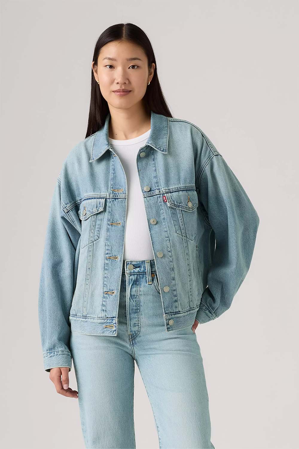 levis 90s trucker she knew front