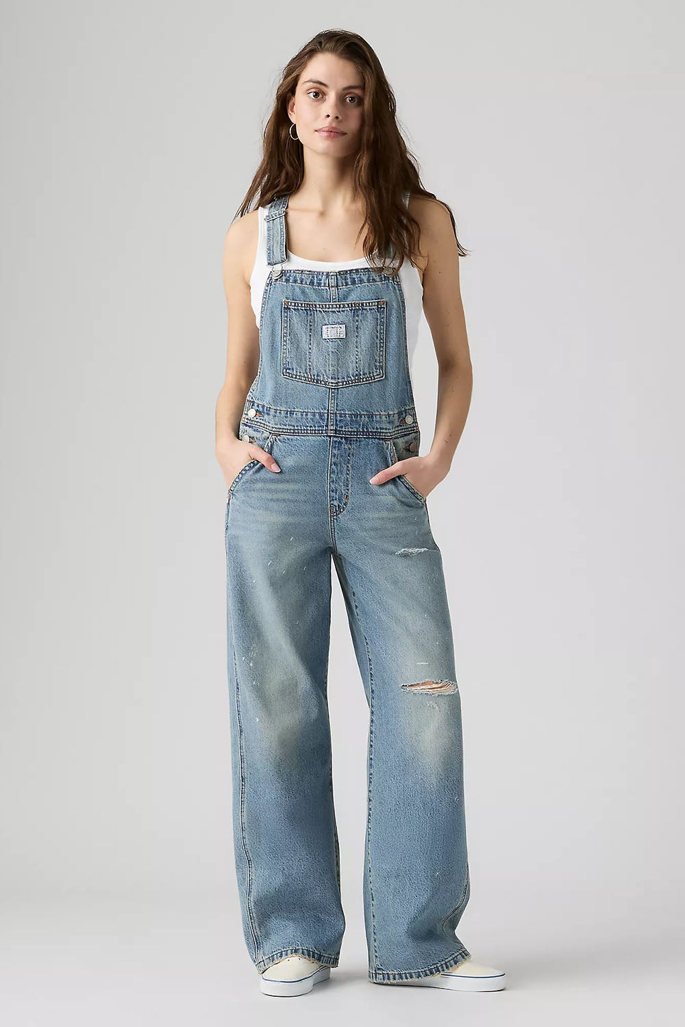 Levi's Baggy Overall in Hi and Welcome — Front view