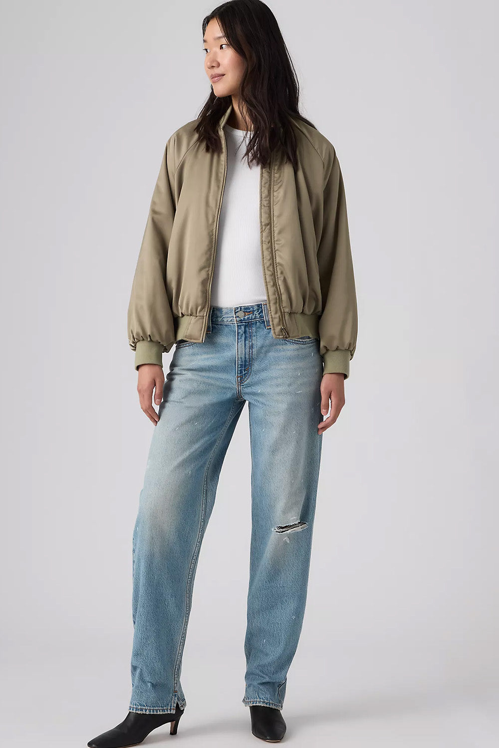 Levi's Loose Taper in Hi and Welcome — Front view, styled with jacket