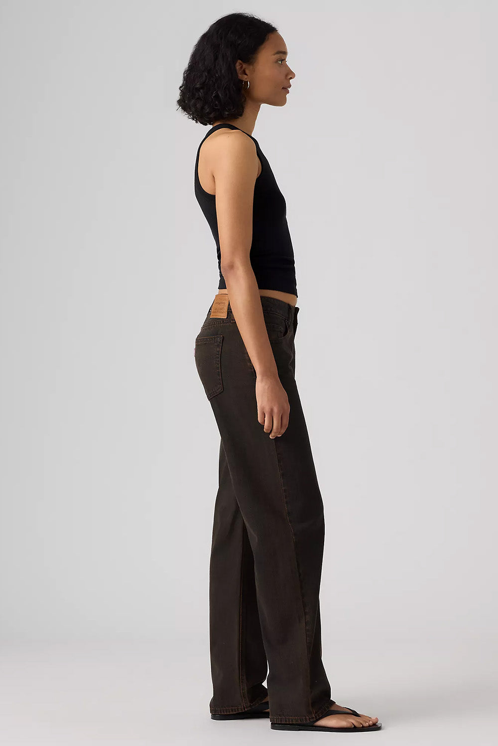 Levi's Low Straight in Over a Cup — Side view