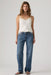 Levi's Low Straight in Real Recognize Real — Front view, hands in pockets