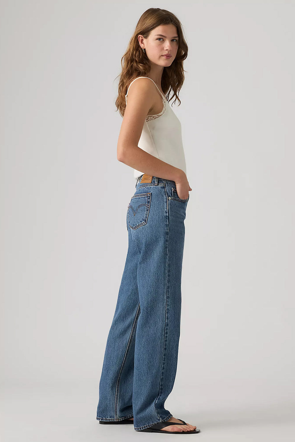 Levi's Low Straight in Real Recognize Real — Side view