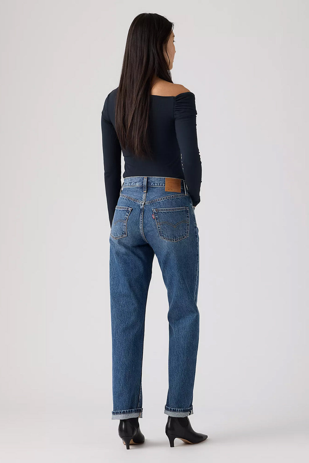 Levis Premium 501 '90s in Work Yourself Selvedge — Back view