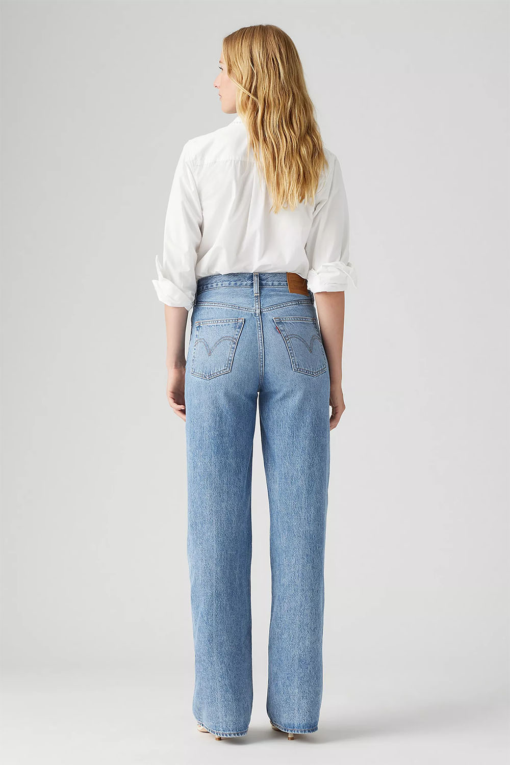 Levi's Ribcage Wide Leg in Not the Same — Back view