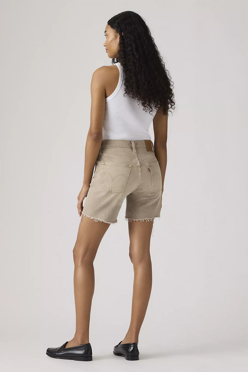 levis 501 mid thigh short chipped winter twig back