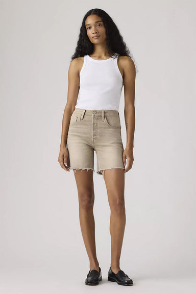 levis 501 mid thigh short chipped winter twig front