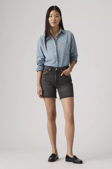 levis 501 mid thigh short delivery distance front