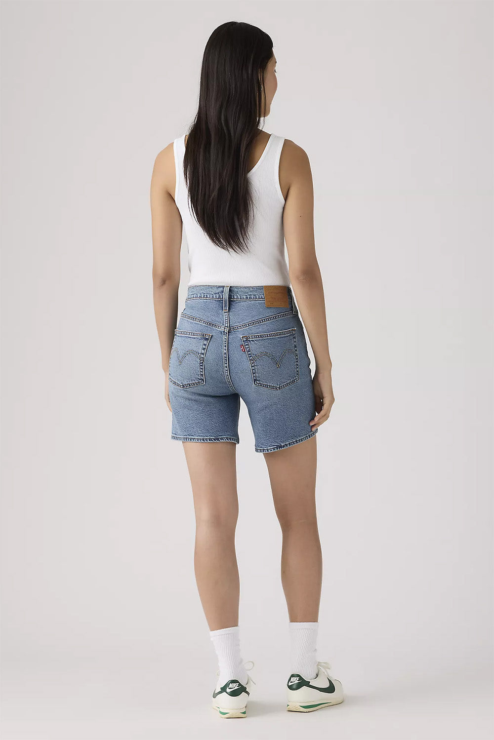 levis 501 mid thigh short pen ring back