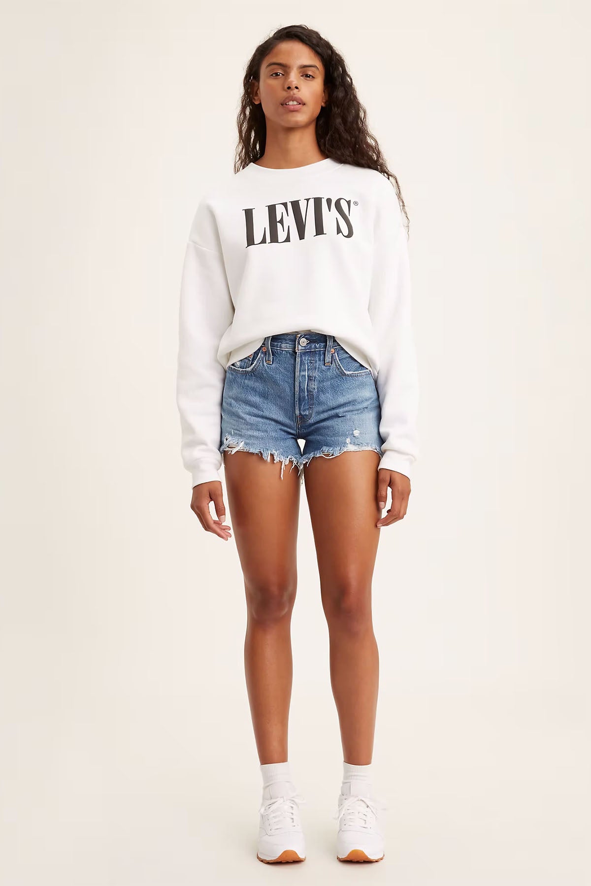 levis 501 original short athens mid short front