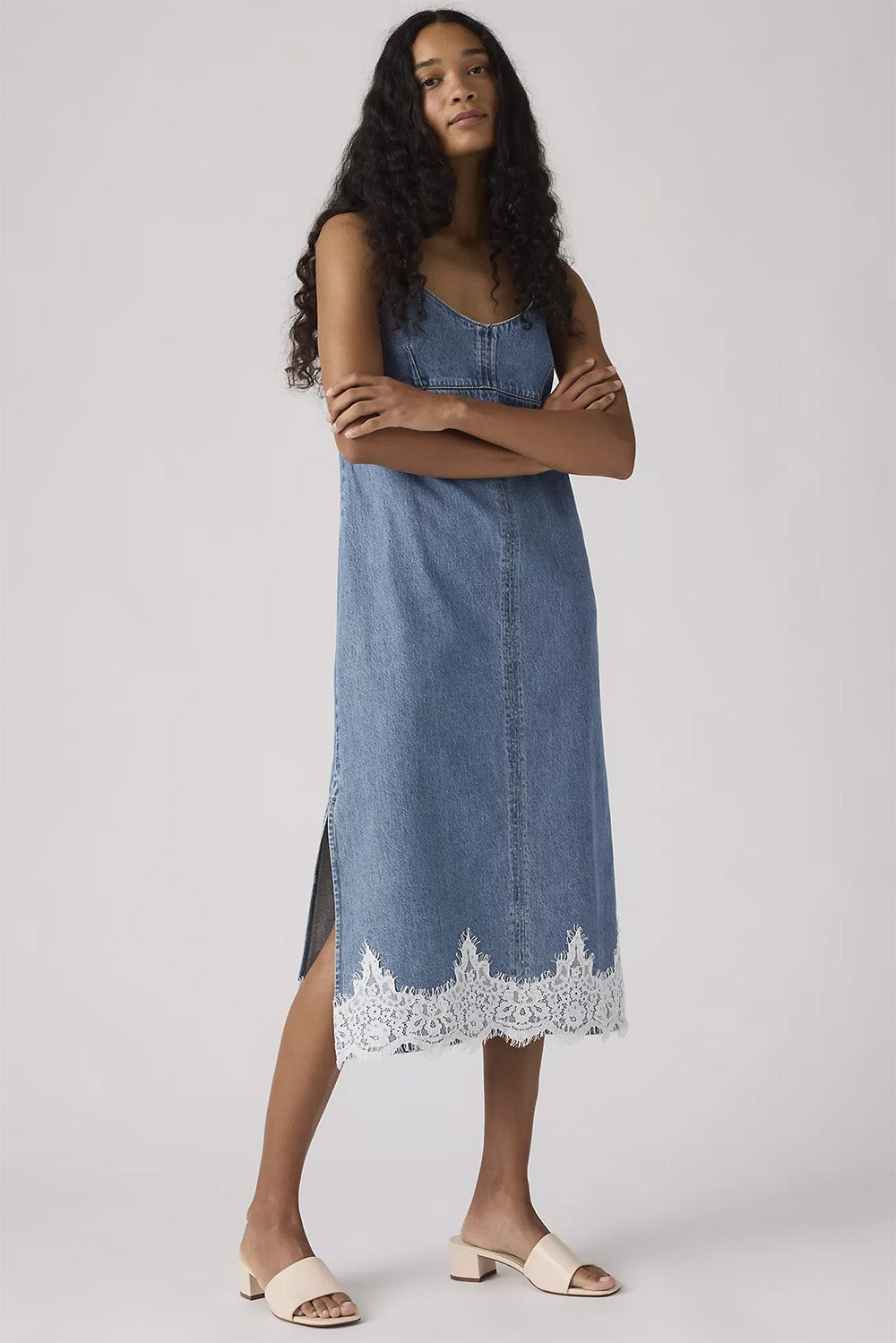 levis 90s denim slip dress slipped my mind 