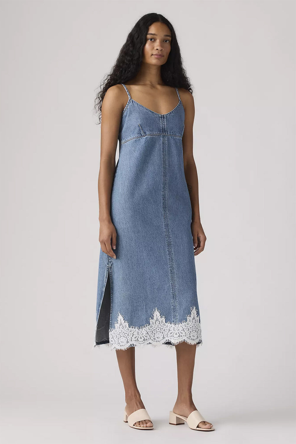 levis 90s denim slip dress slipped my mind  front