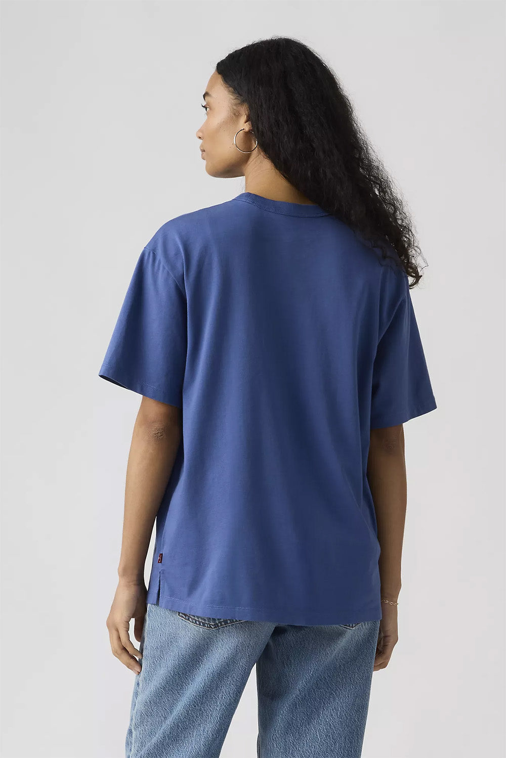 levis graphic tabor tee cowboy blue back
