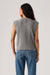 Levis - Ines Cable Sweater Vest - Heather Grey  - Back