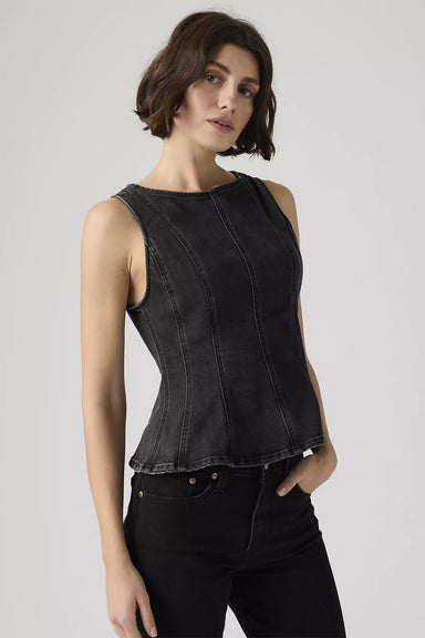 levis leighton peplum top ny nights side