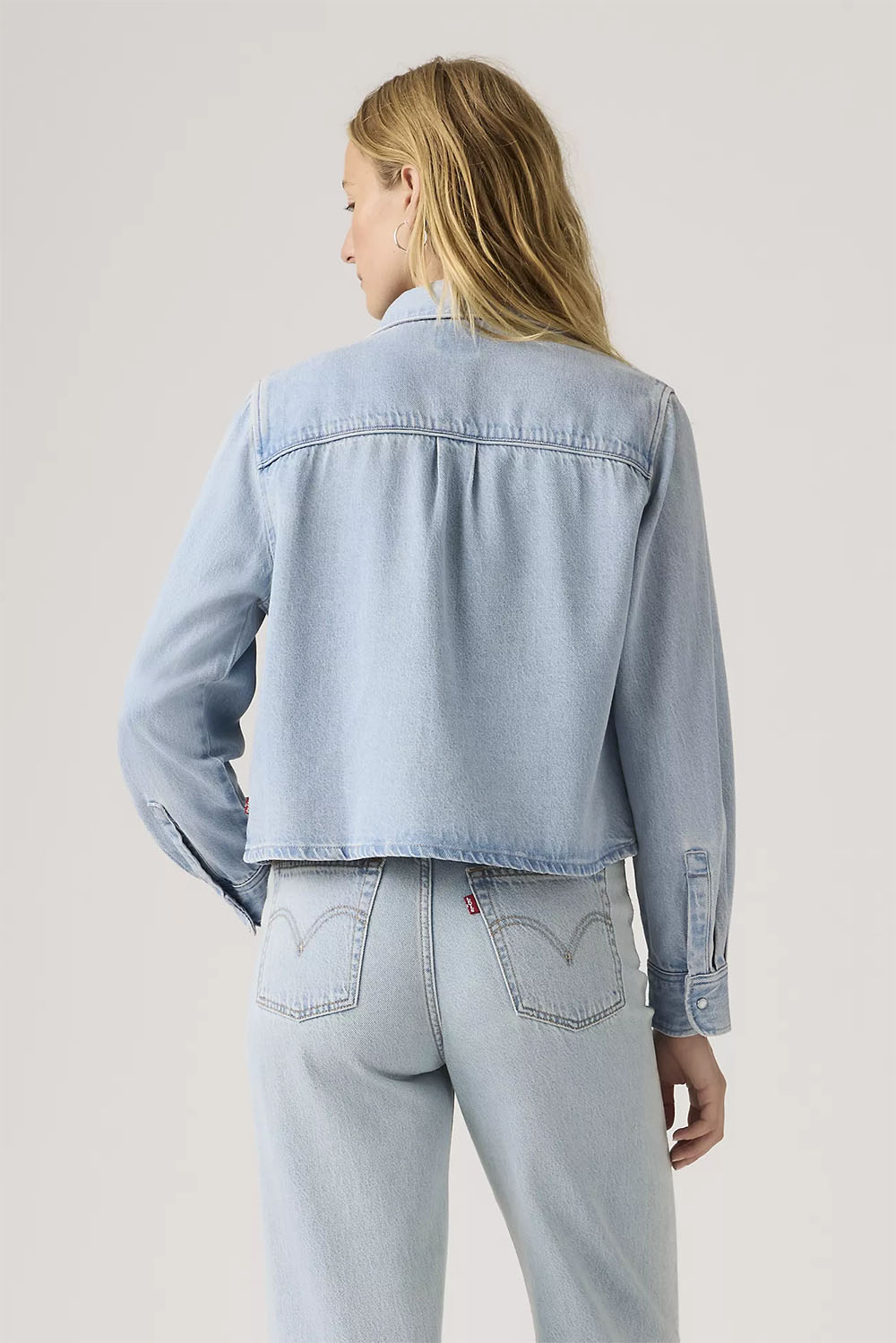 levis logan shacket blasted stone back