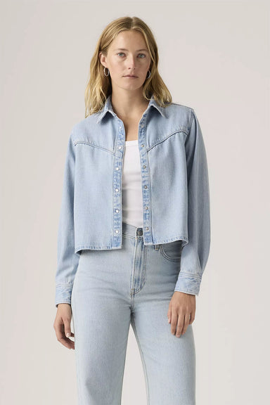 levis logan shacket blasted stone front