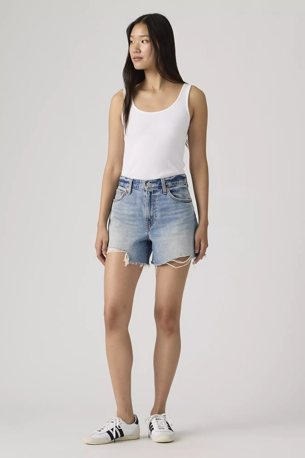levis ribcage short blow my mind front