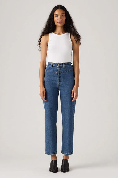 levis ribcage western yoke valley view stone front