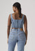levis seamed zip bustier shadow work back