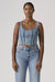 levis seamed zip bustier shadow work front