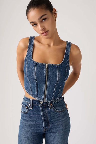 levis seamed zip bustier shes so vague
