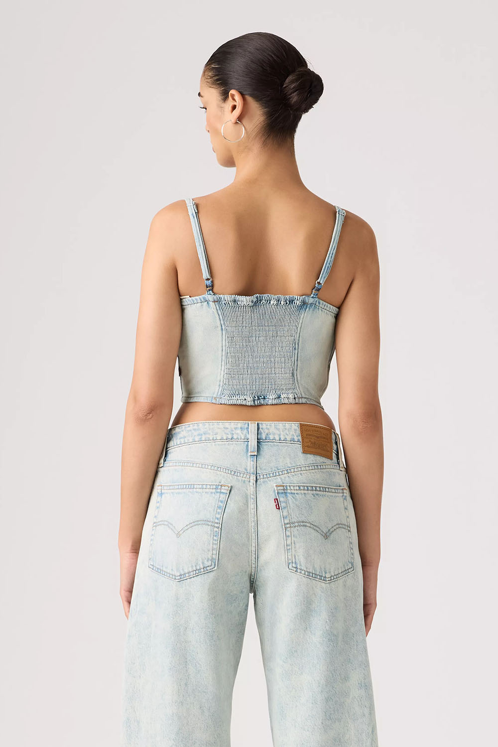levis square neck tank cielito lindo back