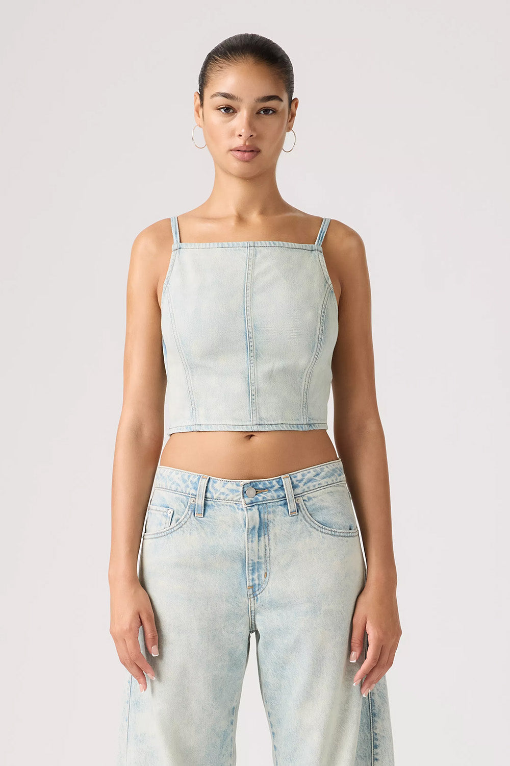 levis square neck tank cielito lindo front