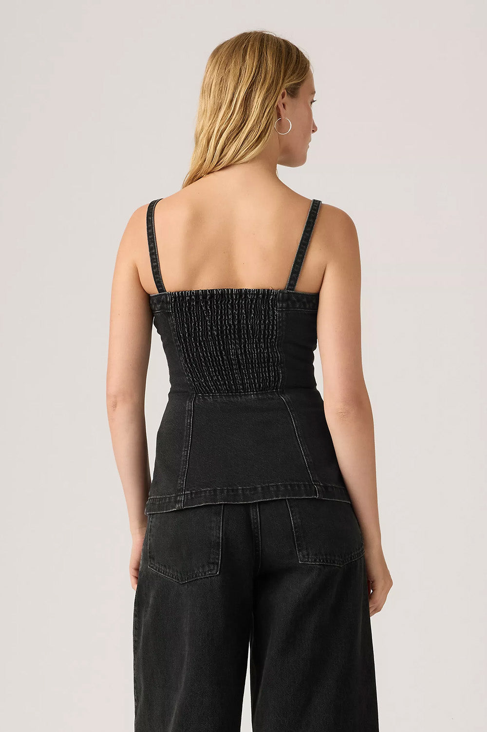 levis tailored bustier open mind back