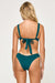 L*Space - Mako Top - Deep Teal - Back
