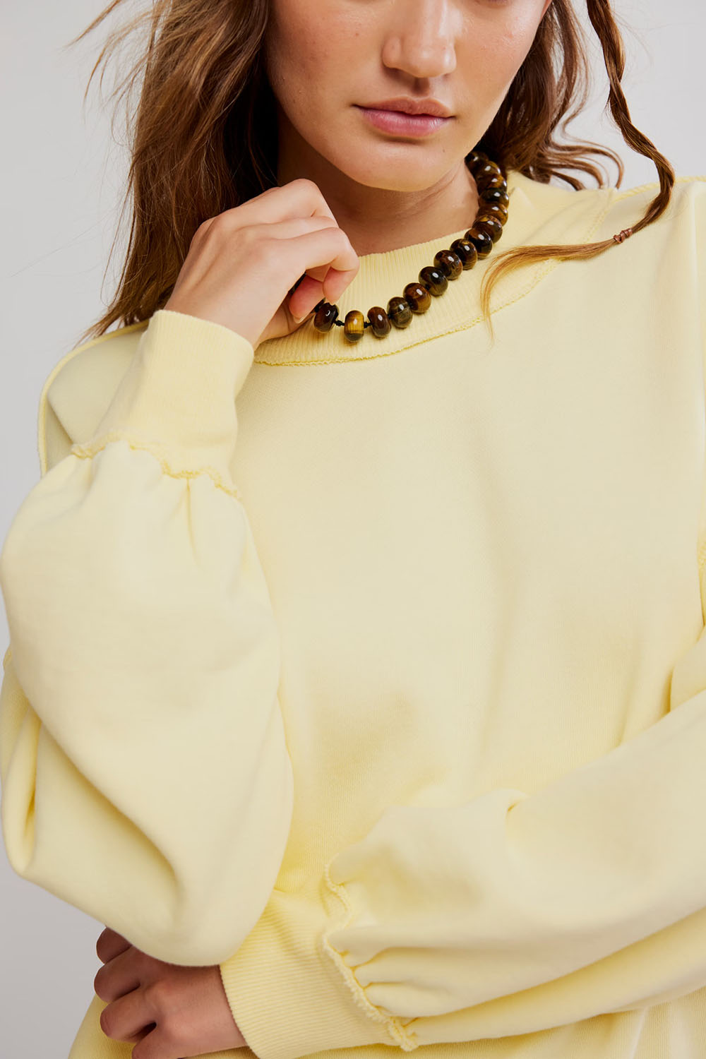 Free People - Palm Springs Turtle - Banana Cream - Detail