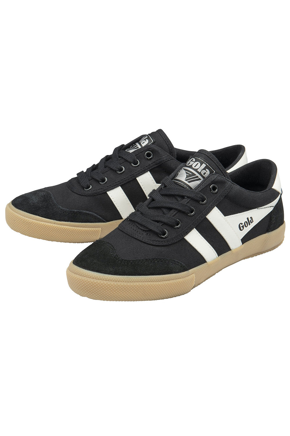 Gola - Badminton Plimsolls - Black/Off White/Gum