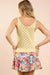 Sadie & Sage - Find Yourself Sweater Tank - Lemon - Back