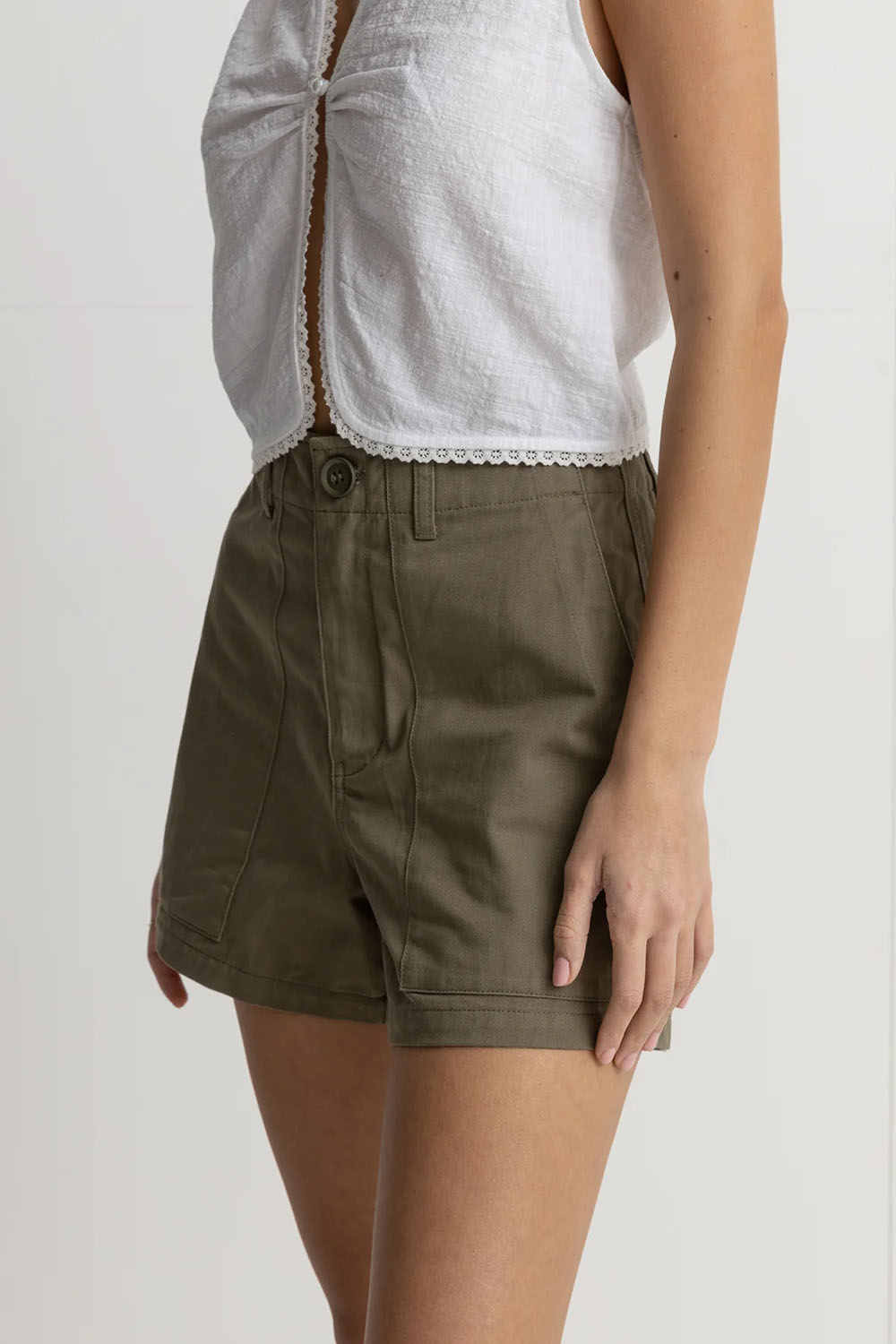 Rhythm - Fatigue Short - Olive - Profile