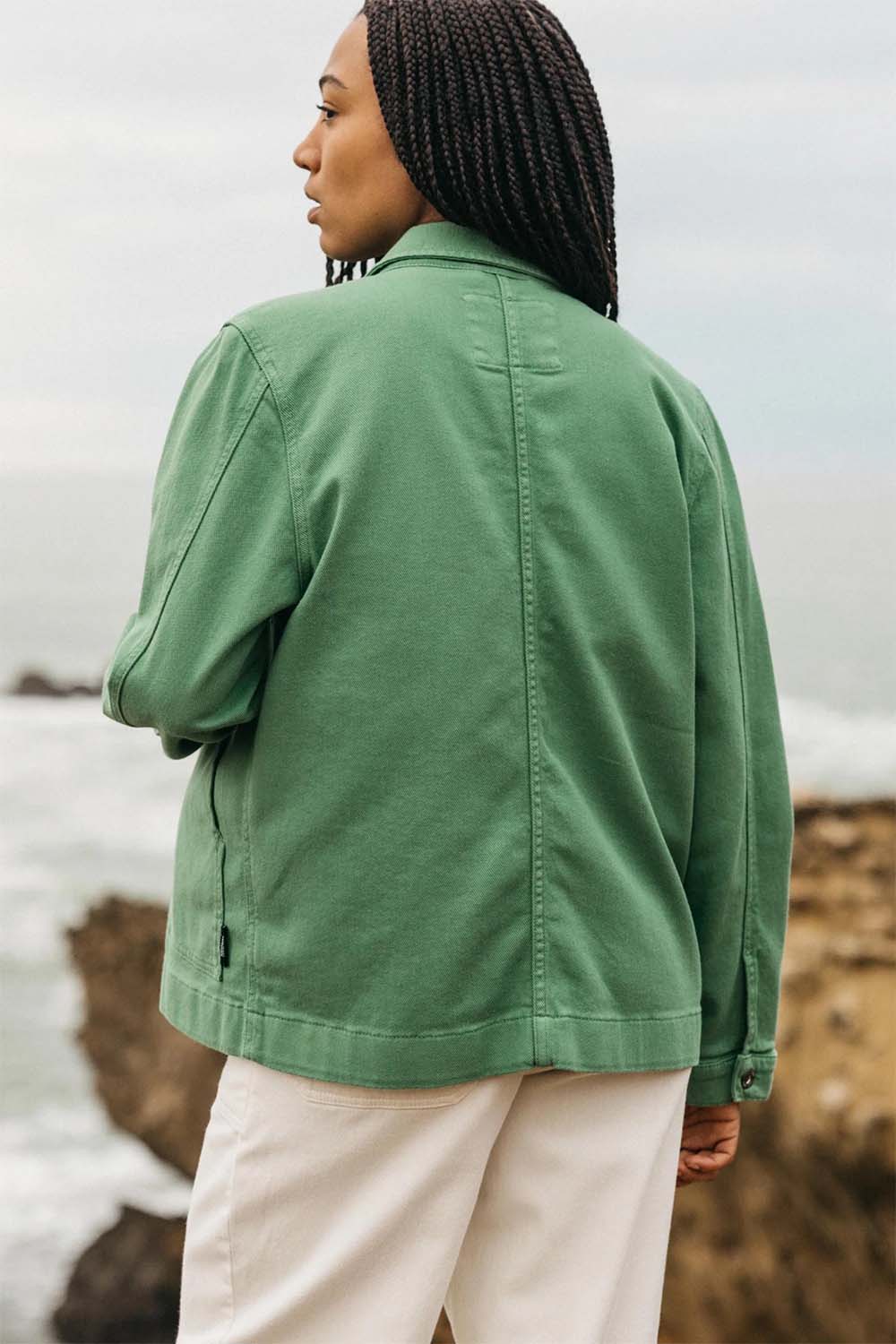 Finisterre - Yarrel Chore Jacket - Samphire - Back