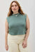 Richer Poorer - Relaxed Muscle Tee - Sage Leaf - Front